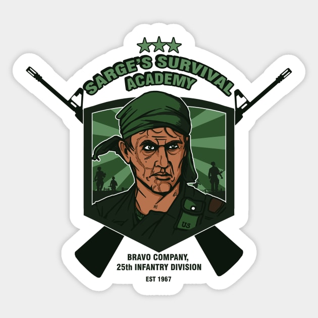 Sarge's Survival Academy Sticker by AndreusD